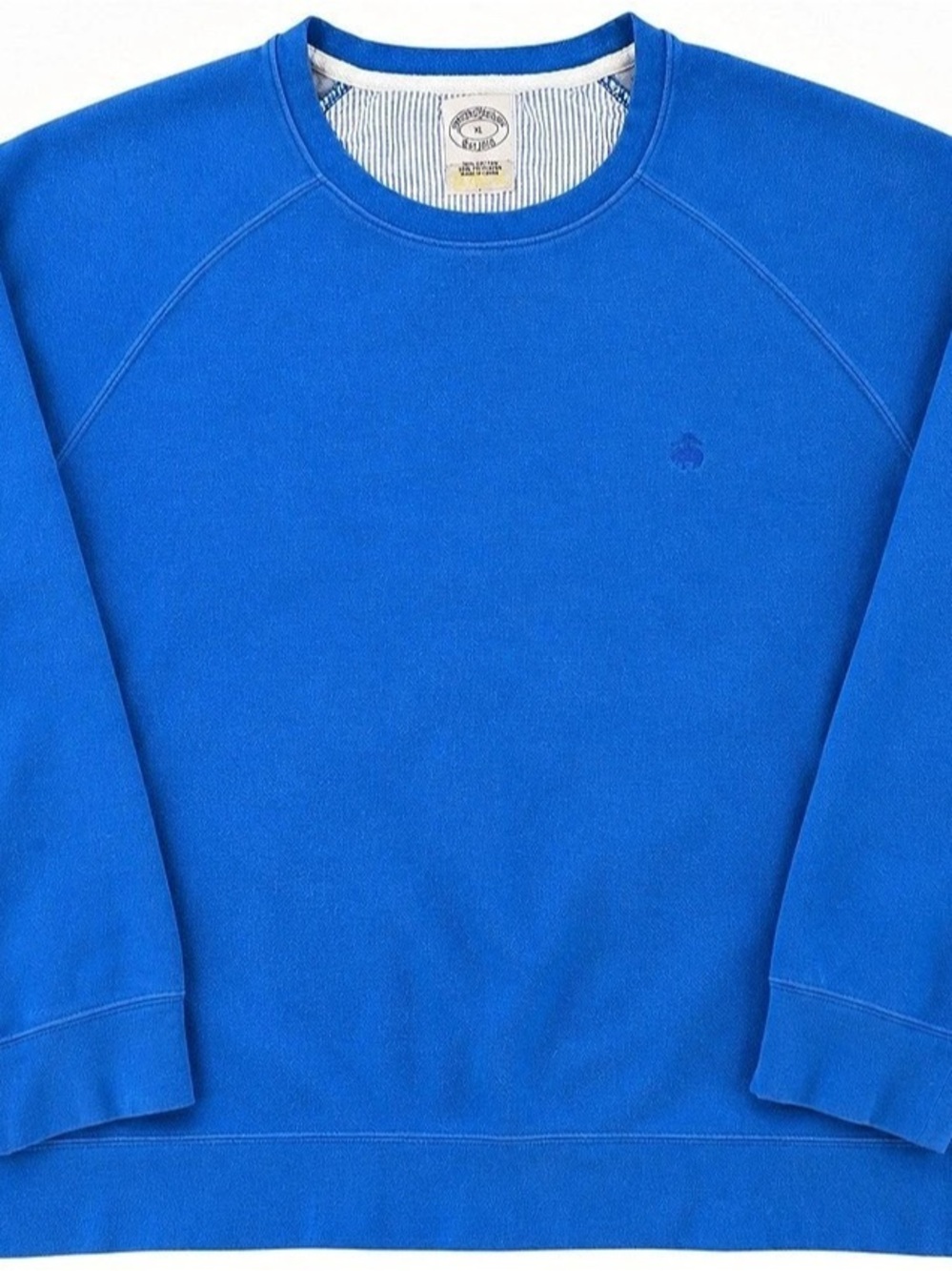 Brooks Brothers Est. 1818 Mens XL Blue Crewneck Sweatshirt Golden Fleece Logo